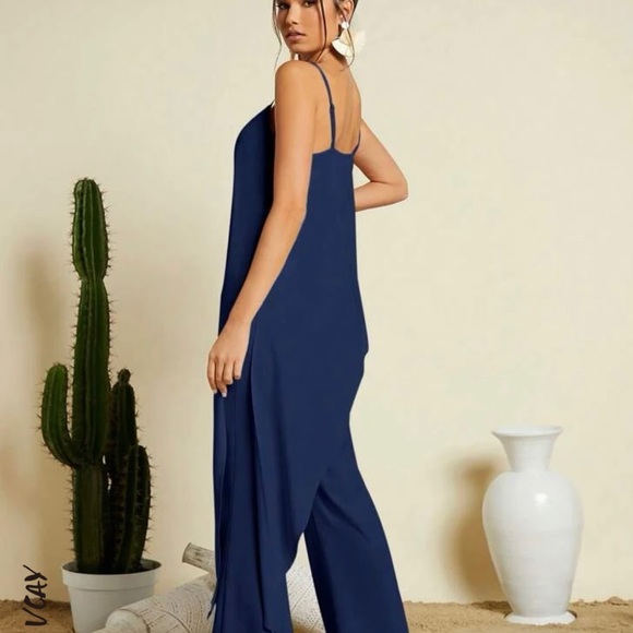 HEM CAMI TOP & FLARE LEG PANTS!💙🍍🍍🍍 - Picture 4 of 7